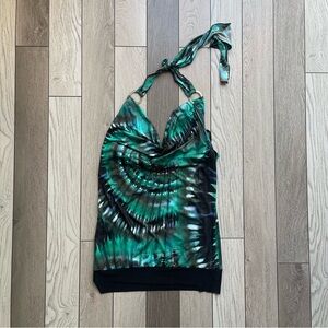 Y2K Tie-Dye Halter Top